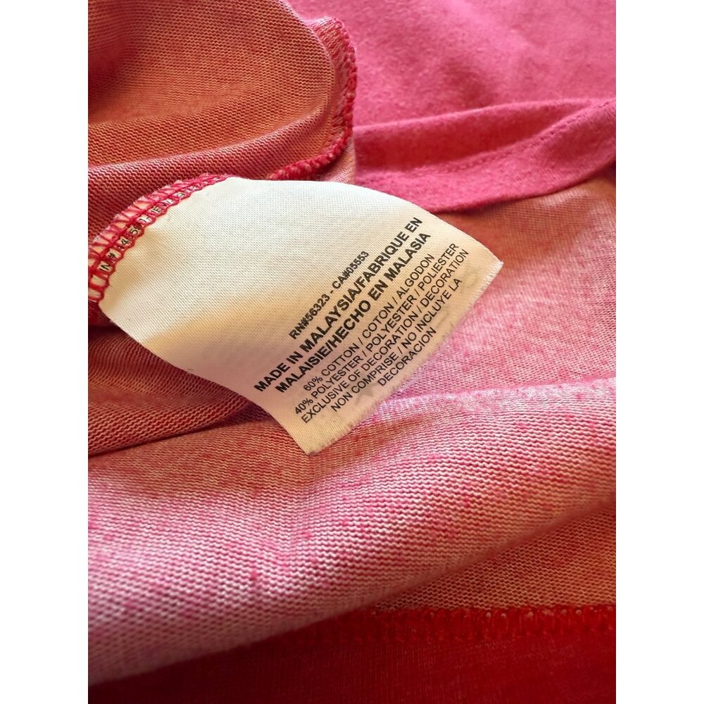 Nike Dri-Fit Womens Pink V-Neck T-Shirt M - Picture 3 of 8